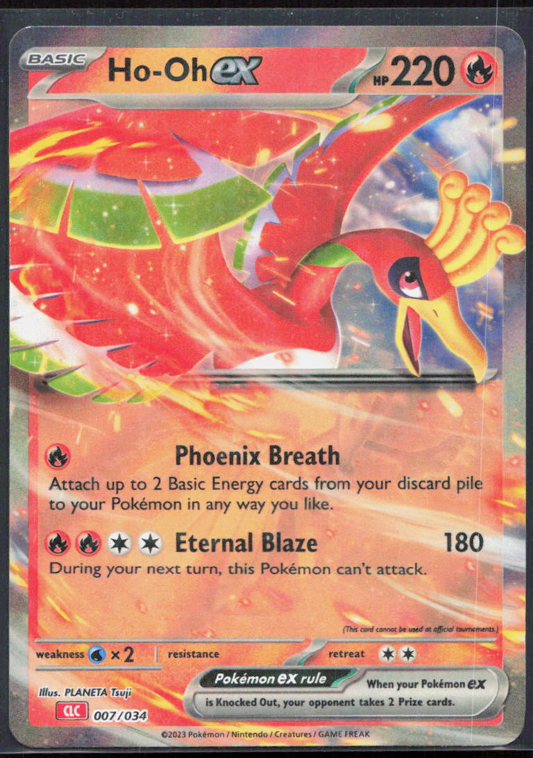 Ho-oh ex - Trading Card Game Classic 007/034 - NM