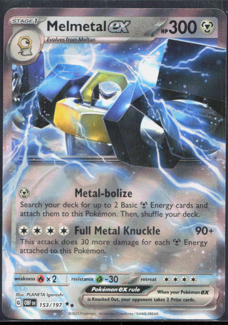 Melmetal ex - SV03: Obsidian Flames 153/197 - NM