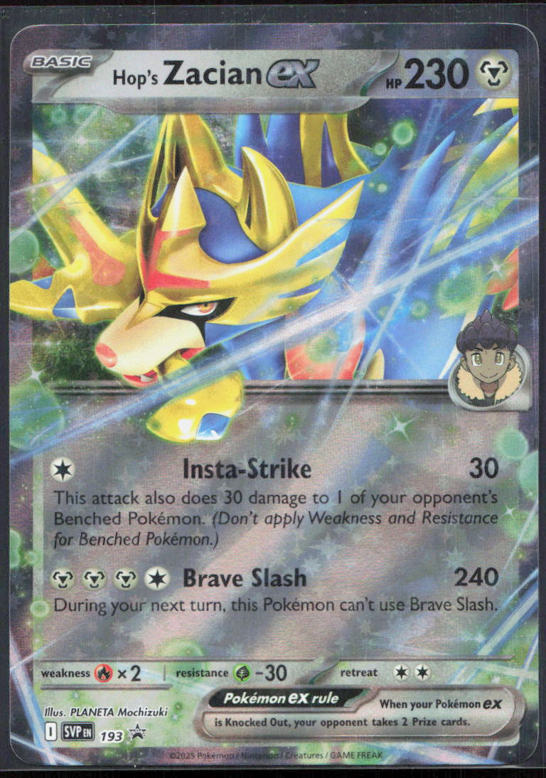 Hop's Zacian ex - SV: Scarlet & Violet Promo Cards SVP193 - NM