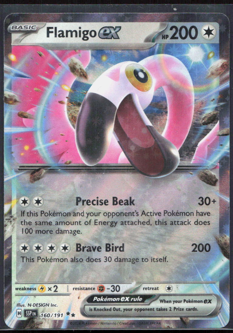 Flamigo ex - SV08: Surging Sparks 160/191 - NM