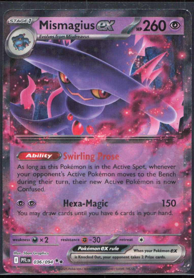 Mismagius ex - ME02: Phantasmal Flames 036/094 - NM