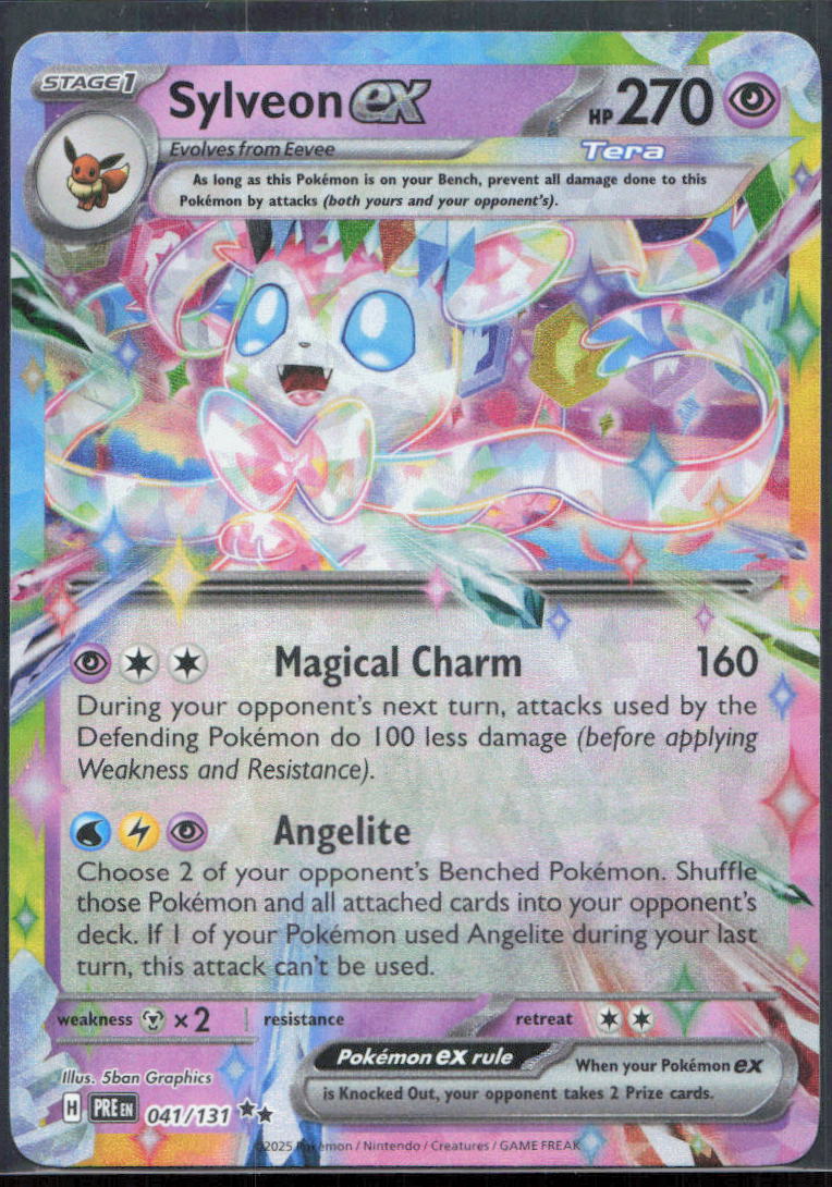 Sylveon ex - SV: Prismatic Evolutions 041/131 - NM