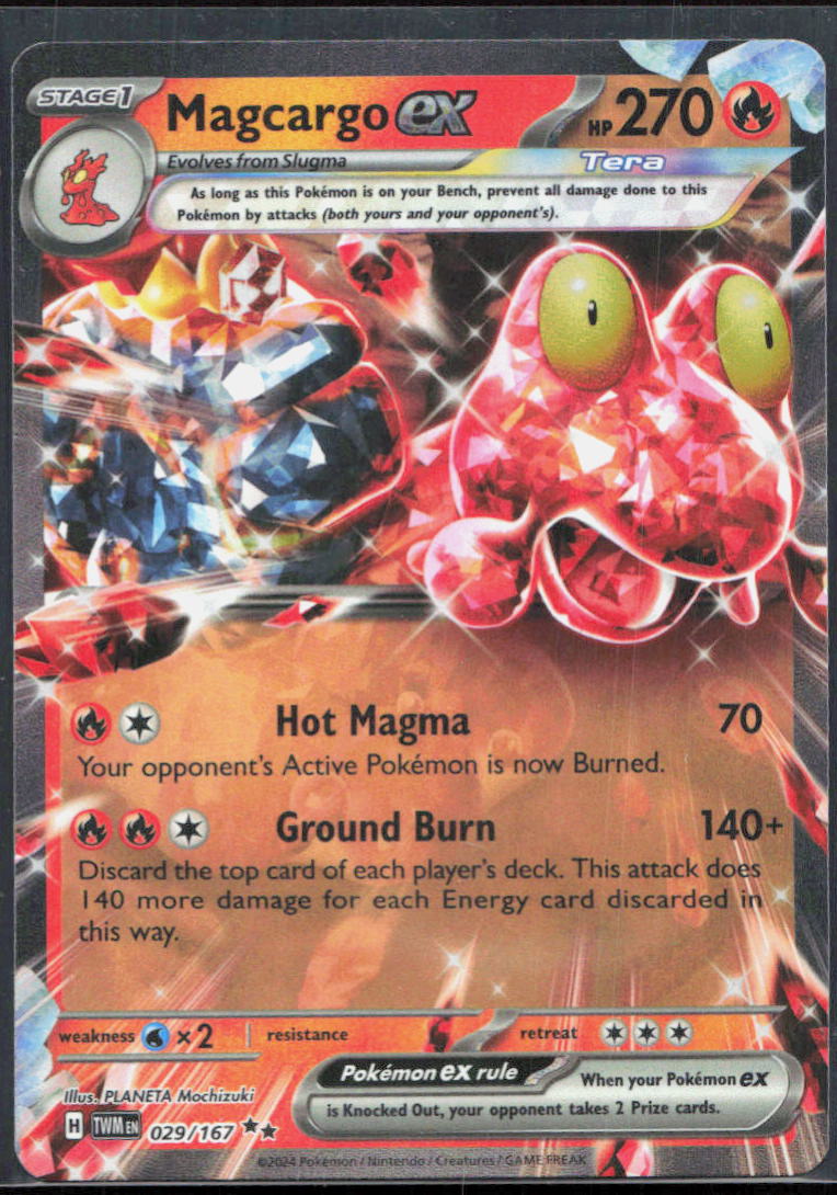 Magcargo ex - SV06: Twilight Masquerade 029/167 - NM