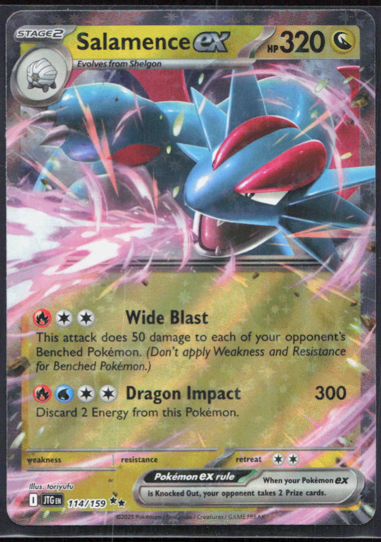 Salamence ex - SV09: Journey Together 114/159 - NM